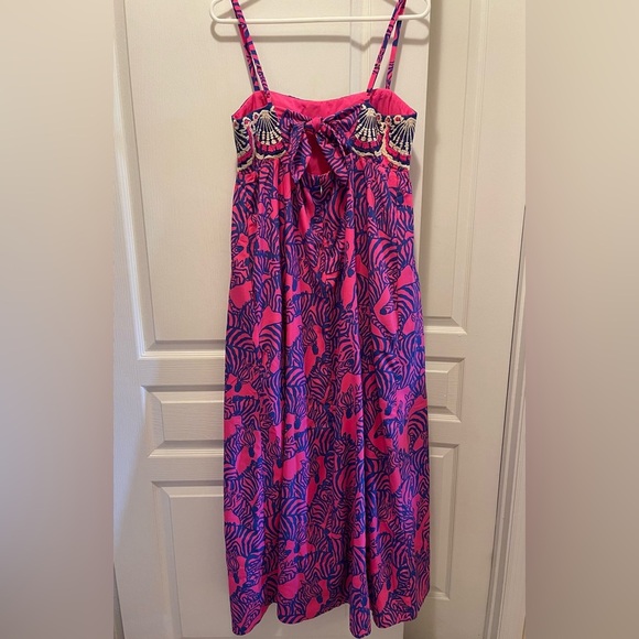 Lilly Pulitzer Bernadetta Maxi Dress Wild Nights Size 8 - Picture 9 of 15